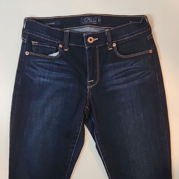 Lucky Brand Sofia Skinny Denim Jeans Women's Sz 2/26A LUCKY YOU EUC NICE! - Picture 4 of 14
